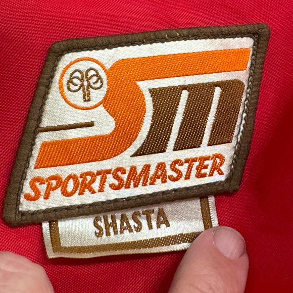 Vintage Sportsmaster Red SHASTA Mountain Hiking Small Women’s Backpack RARE - Picture 2 of 5